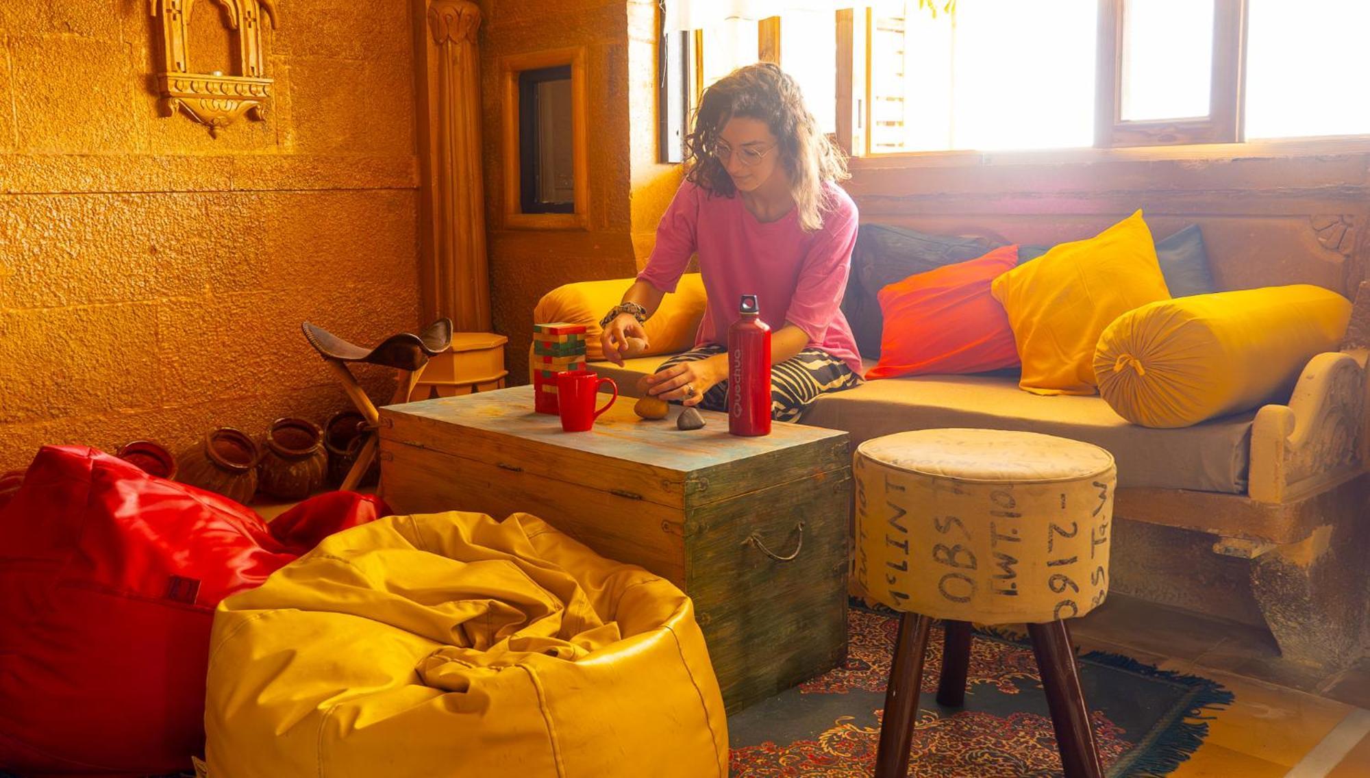 Open Road Hostel And Cafe Jaisalmer Eksteriør billede
